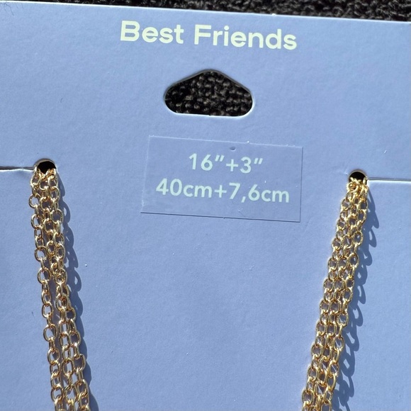 Claire's Best Friends Pink Ombré Heart Pendant Necklaces - 3 Pack - Picture 4 of 10